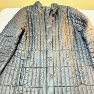 Eileen Fisher women’s Gray Quilted Puffer Jacket